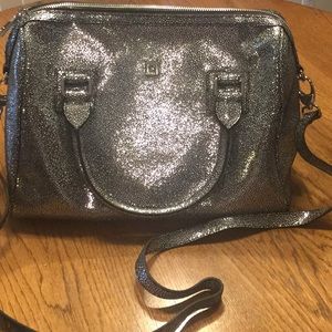 Lotis Silver Satchel Bag